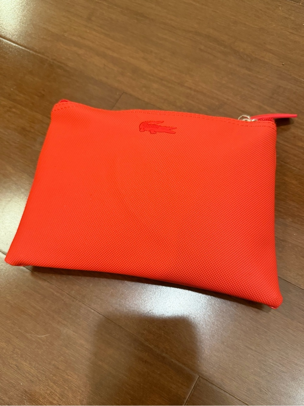 Lacoste Cosmetic Pouch in Red - New